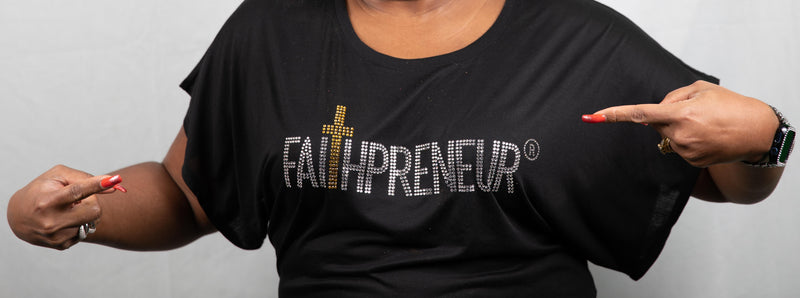 Swarovski Crystal Faithpreneur Shirt - Special Edition