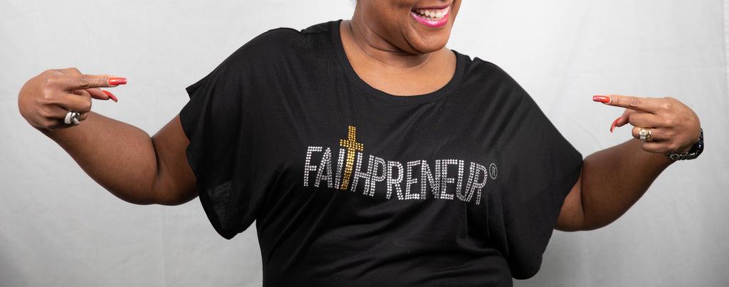 Swarovski Crystal Faithpreneur Shirt - Special Edition
