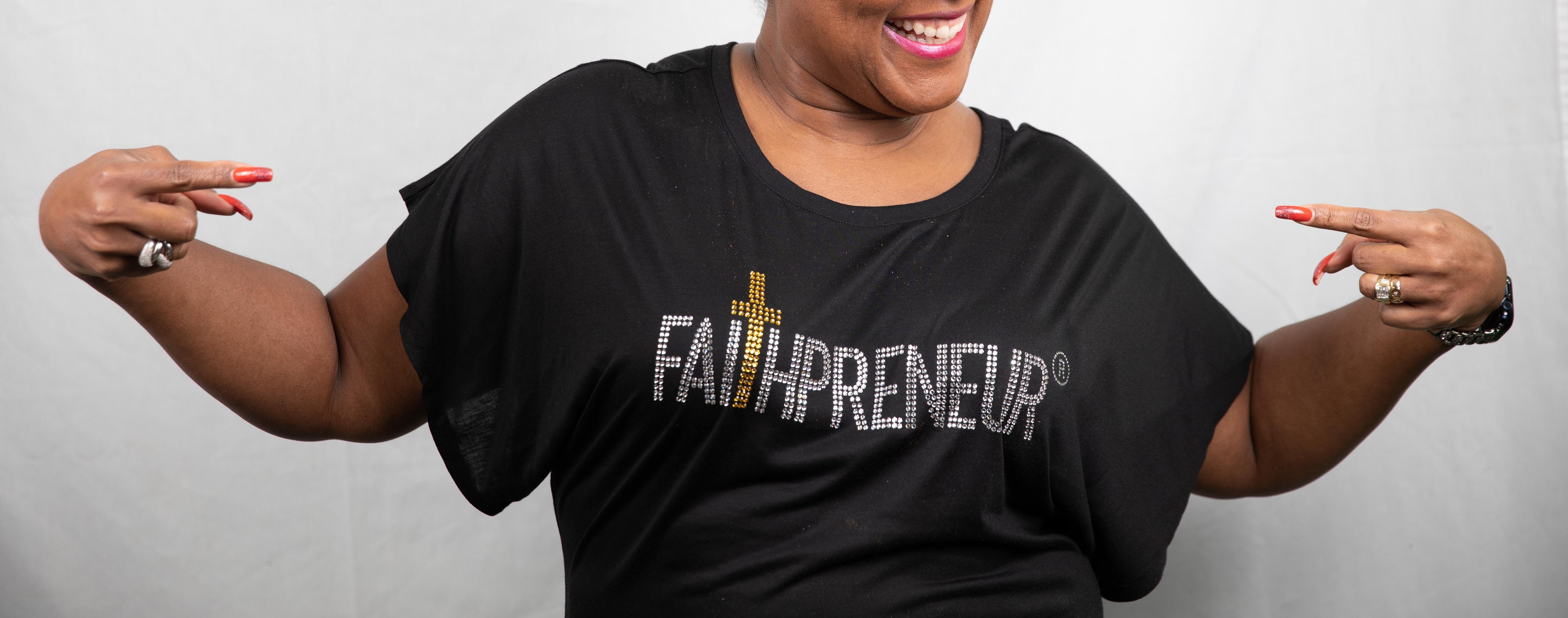 Swarovski Crystal Faithpreneur Shirt - Special Edition