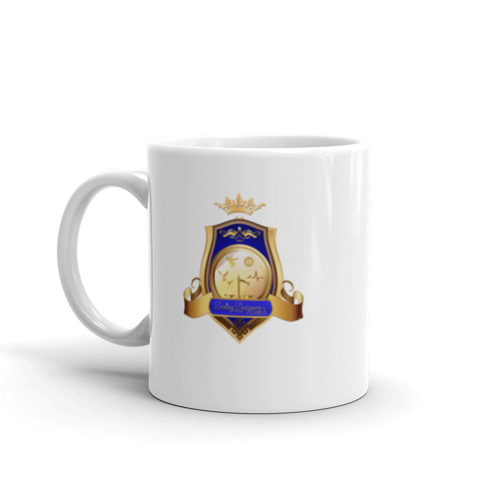 DDU White glossy mug