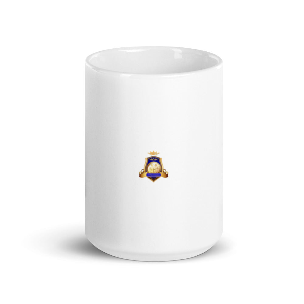 DDU White glossy mug